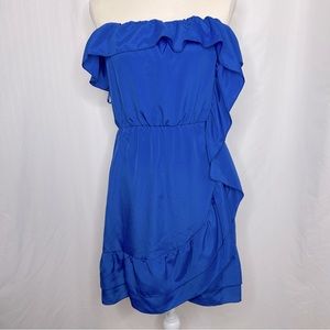 Walter by Walter Baker blue strapless dress
